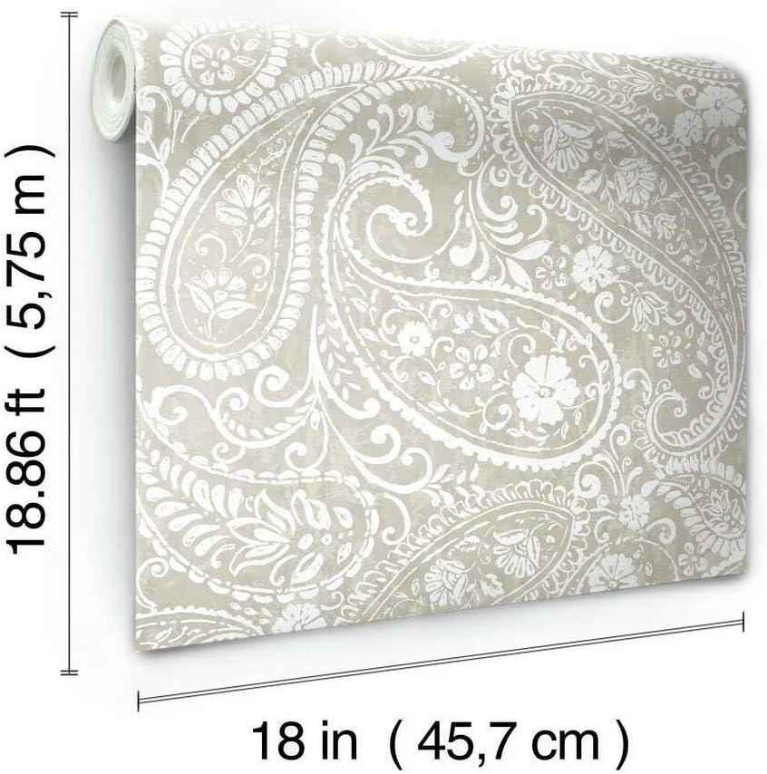 Paisley Prince Peel and Stick Wallpaper
