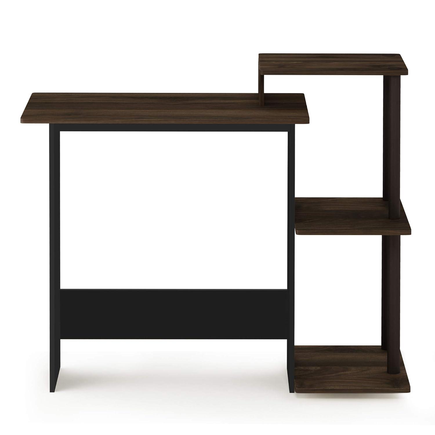 Furinno Efficient Home Laptop Notebook Computer Desk, Columbia Walnut/Brown, 11192CWN/BR