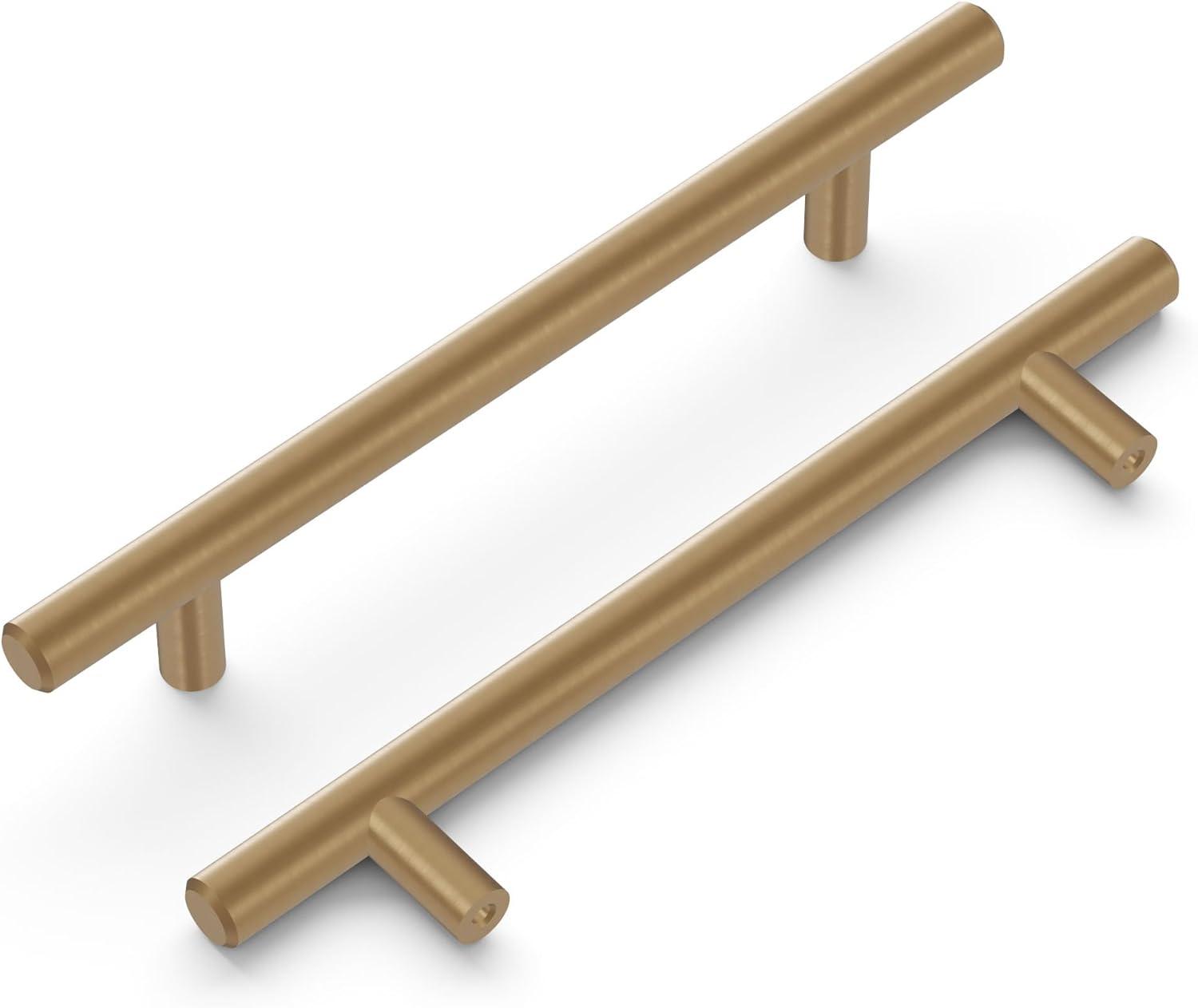 Bar Pulls Kitchen Cabinet Handles, Solid Core Drawer Pulls for Cabinet Doors, 5-1/16" (128mm)
