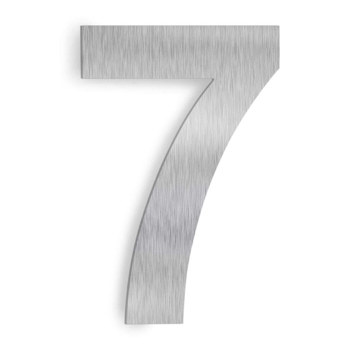 Barton Barton 6-Inch Floating Mount Steel House Number for Address Sign (Black)