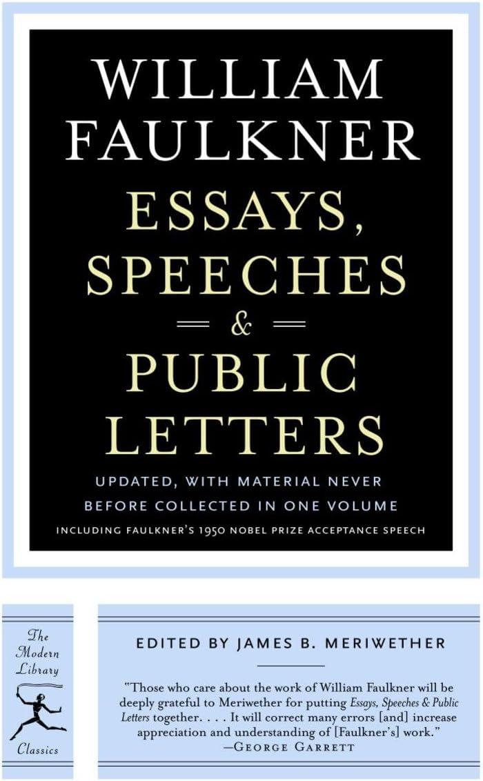 William Faulkner Essays, Speeches & Public Letters Paperback Collection