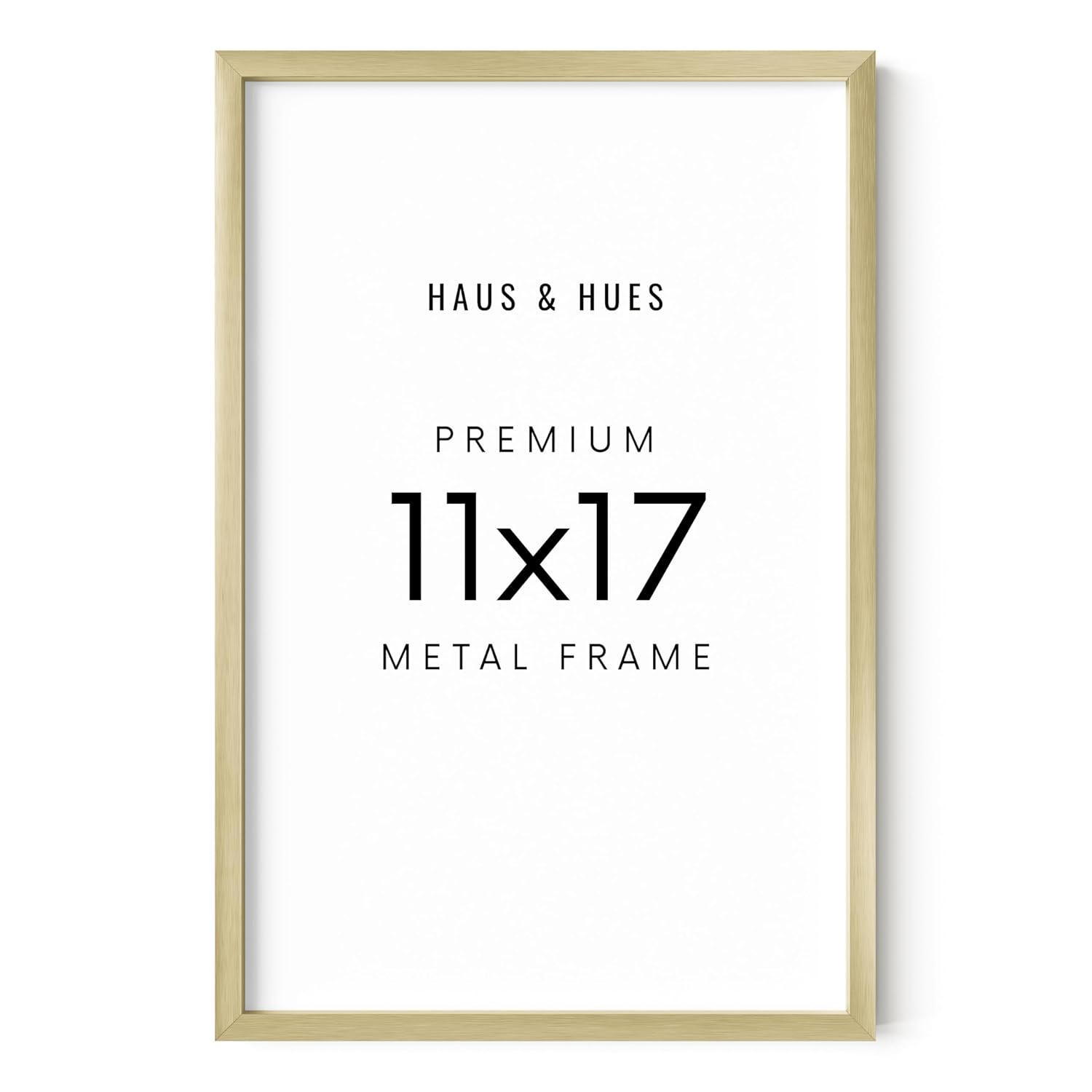 Haus and Hues Aluminum Frame (Set Of 1) Metal Picture Frame