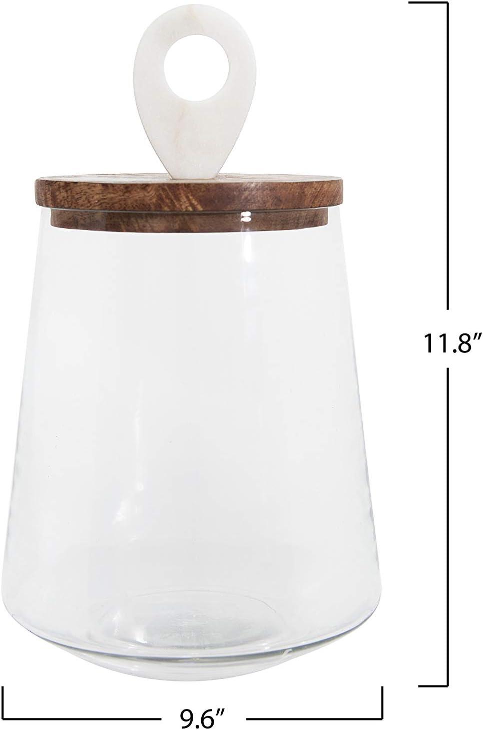 Sprinkle & Bloom Clear Glass Food Storage Jar