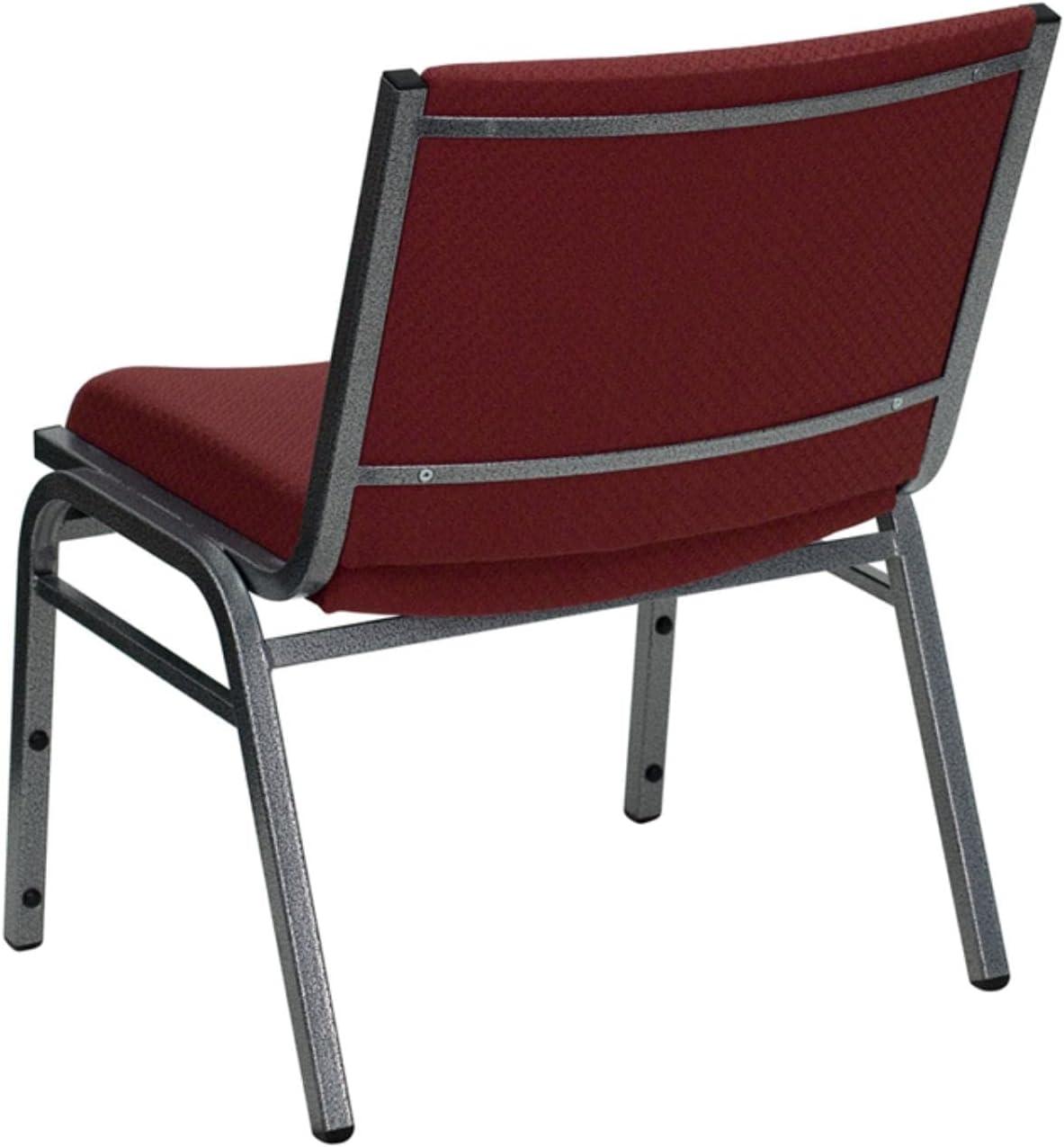 Flash Furniture HERCULES Series Big & Tall 1000 lb. Rated Burgundy Fabric Stack Chair