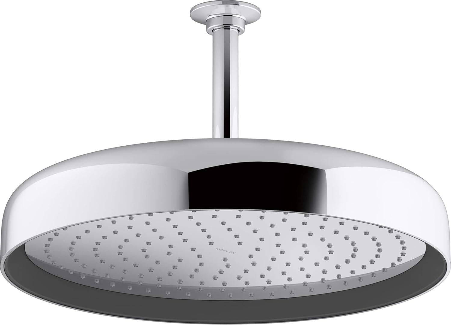 Statement 14" Single-Function Wall or Ceiling-Mount Round Rainhead, Round Rain Showerhead 2.5 GPM