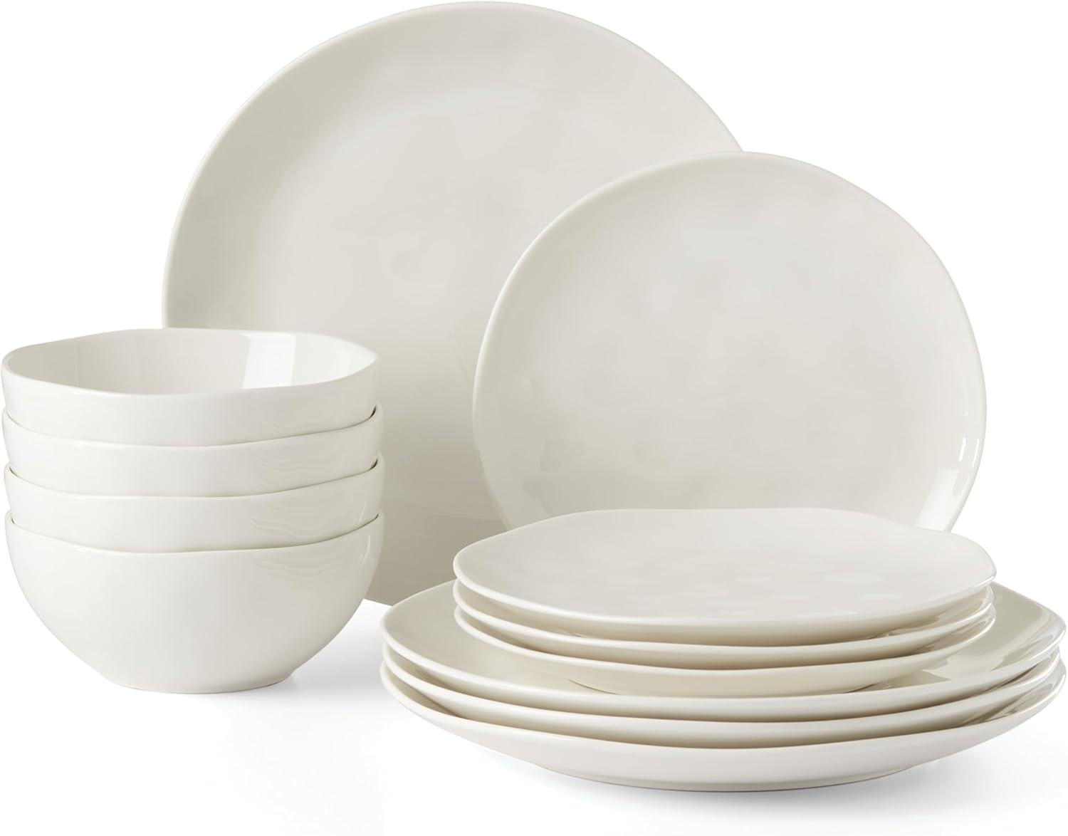 Bay Colors Blue Bay Colors 12-Piece Dinnerware Set