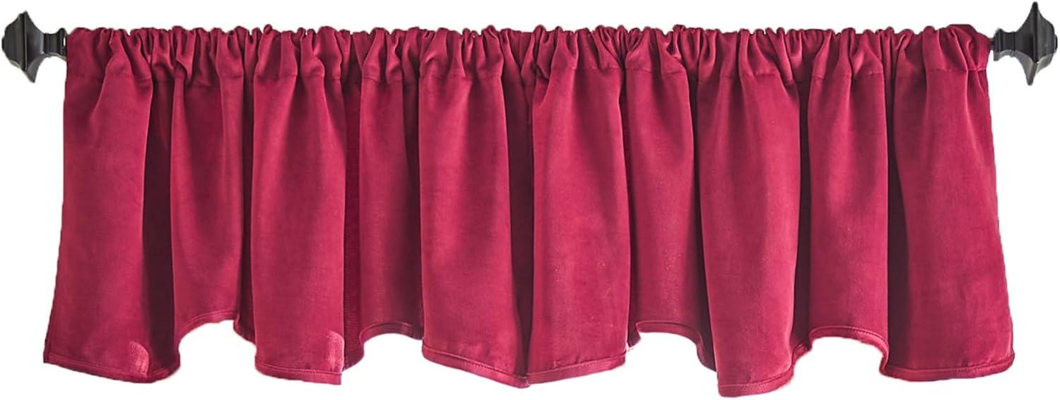 Lucca Velvet Solid Max Blackout Rod Pocket Curtain Panel