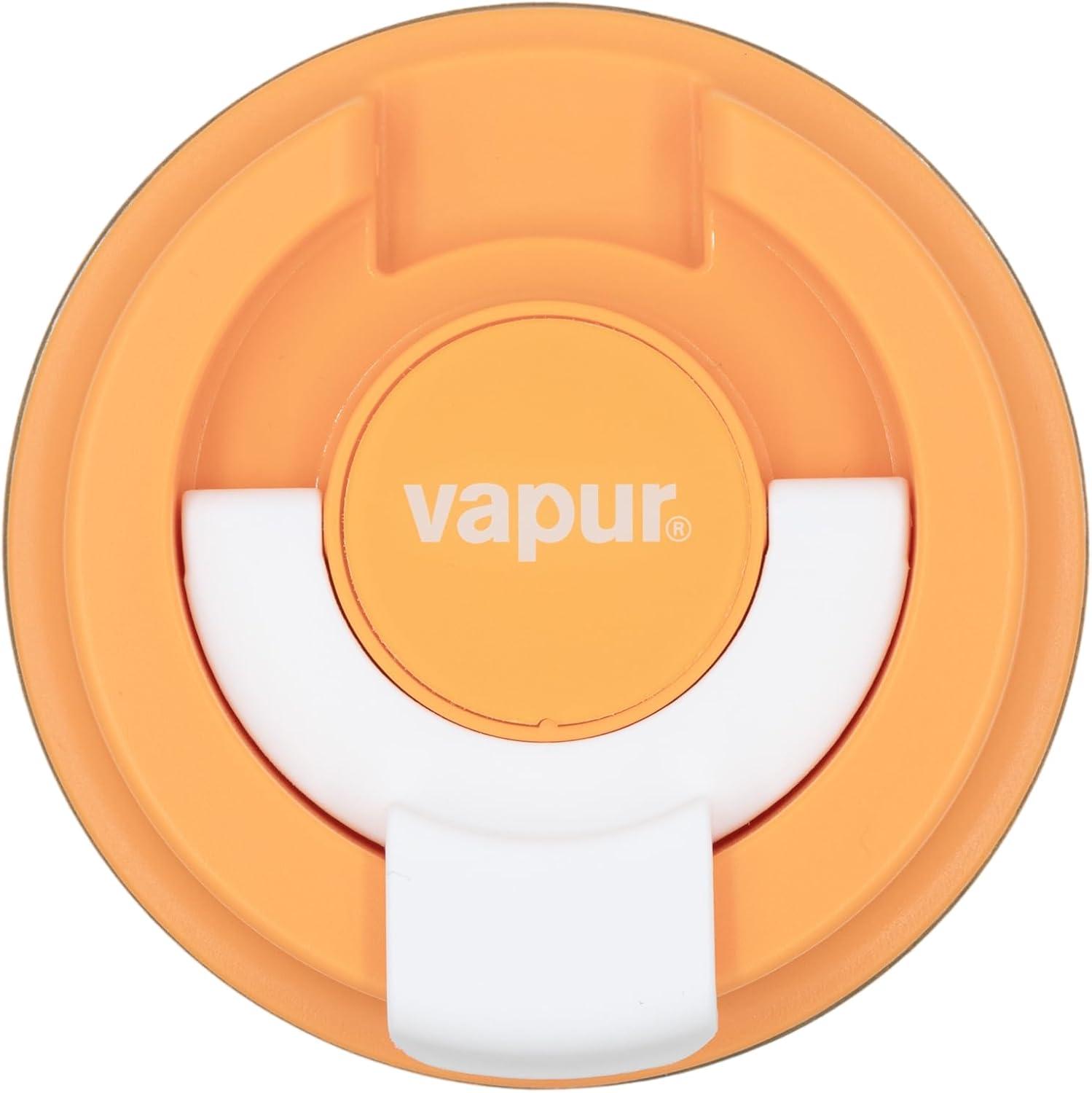 Vapur Stainless Steel Double Wall Insulated Travel Mug 12 oz. Apricot (10315)