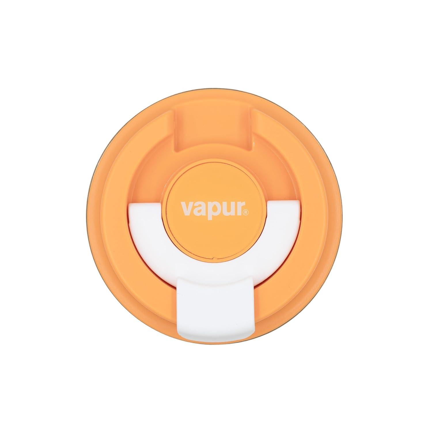 Vapur Stainless Steel Double Wall Insulated Travel Mug 12 oz. Apricot (10315)