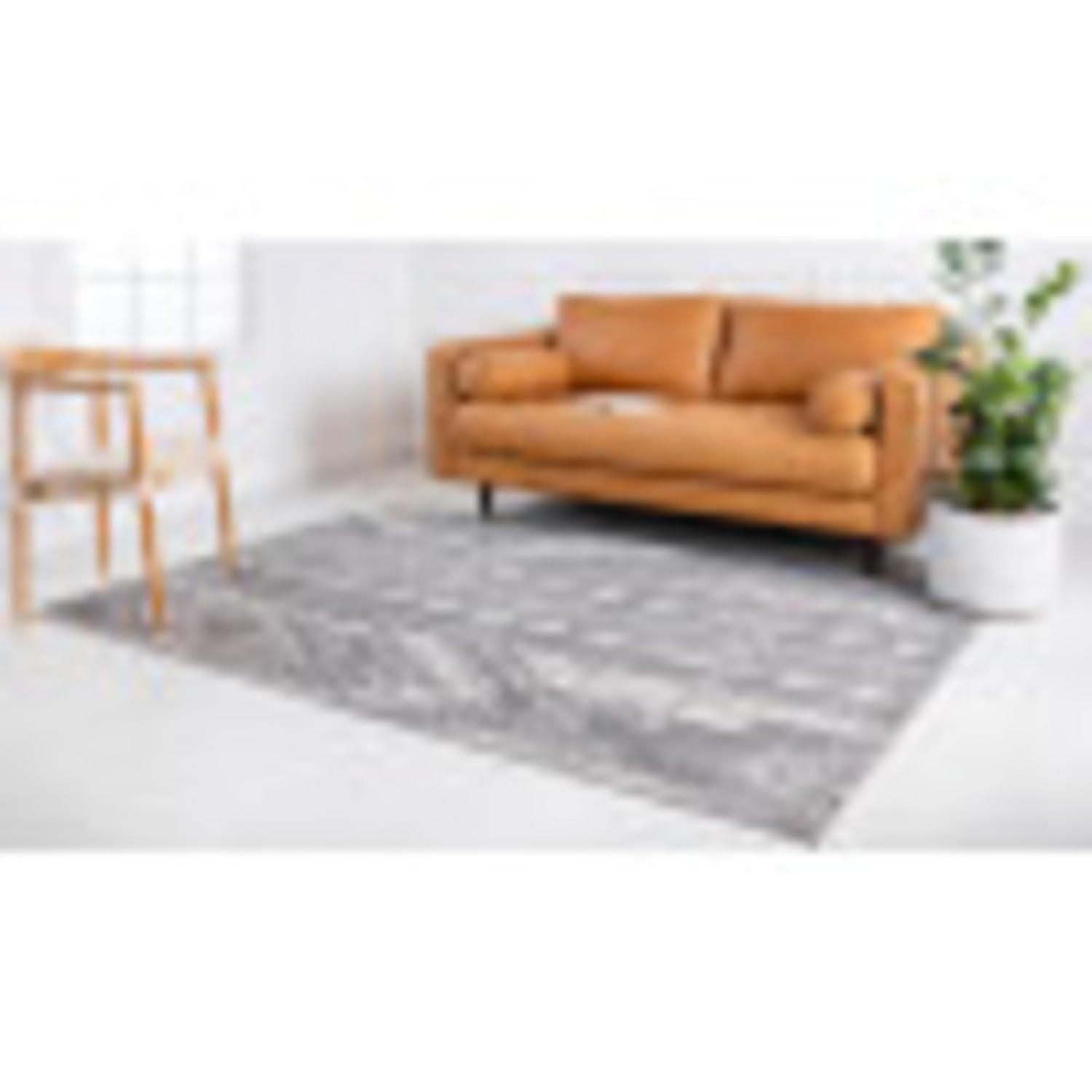 Unique Loom Portland Collection Area Rug - Orford (4' 1" x 6' 1" Rectangle Gray/Beige)