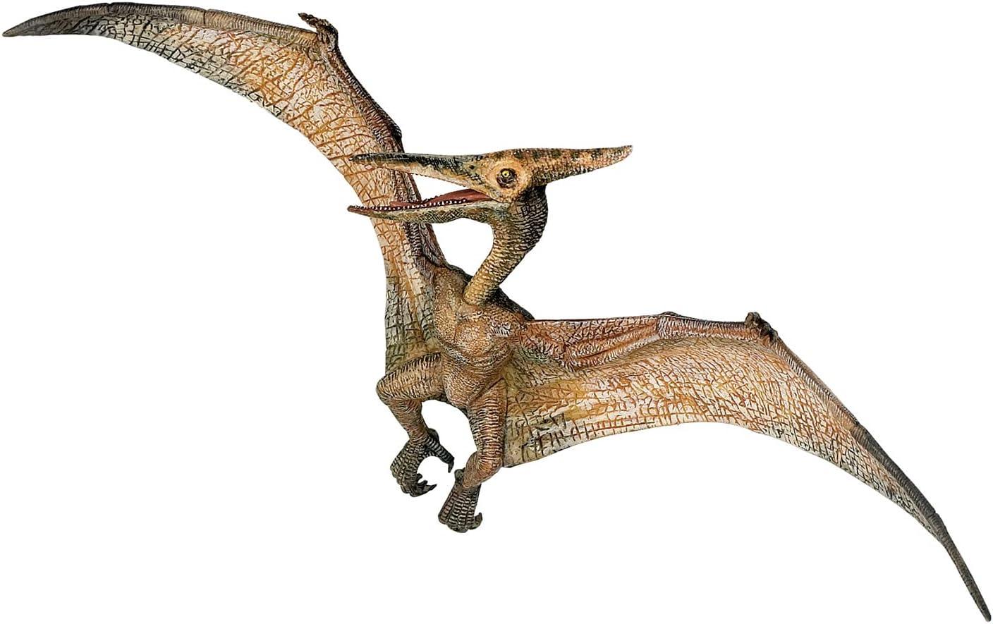 Hand-Painted Pteranodon Dinosaur Figure, 2" X 1"