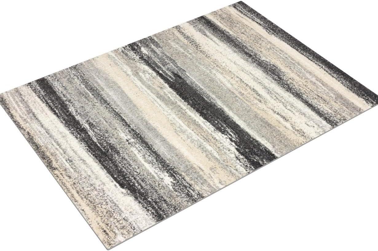 Luxe Weavers Abstract Stripe Area Rug