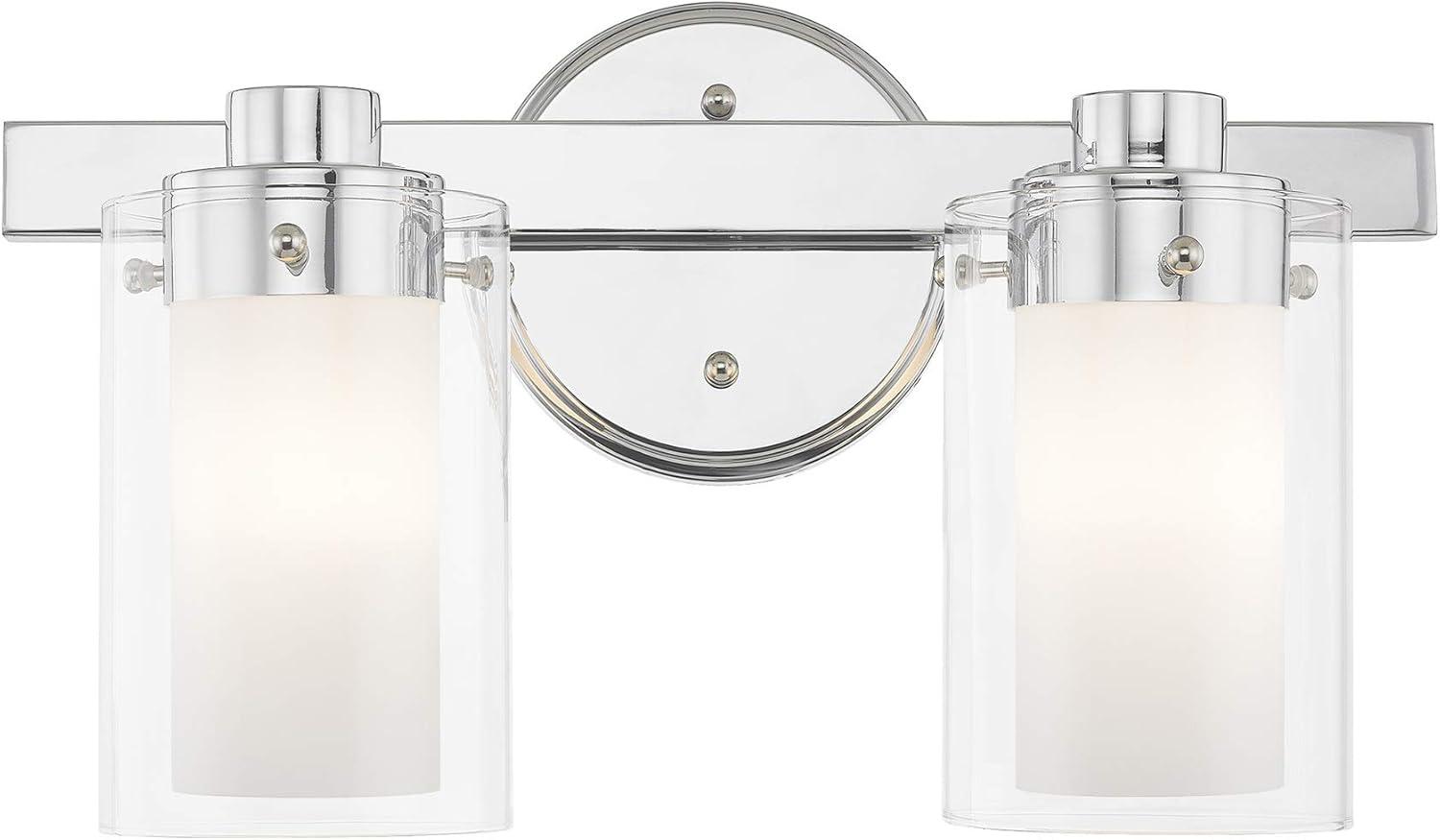 Livex Lighting Manhattan 2 - Light Vanity in  Polished Chrome