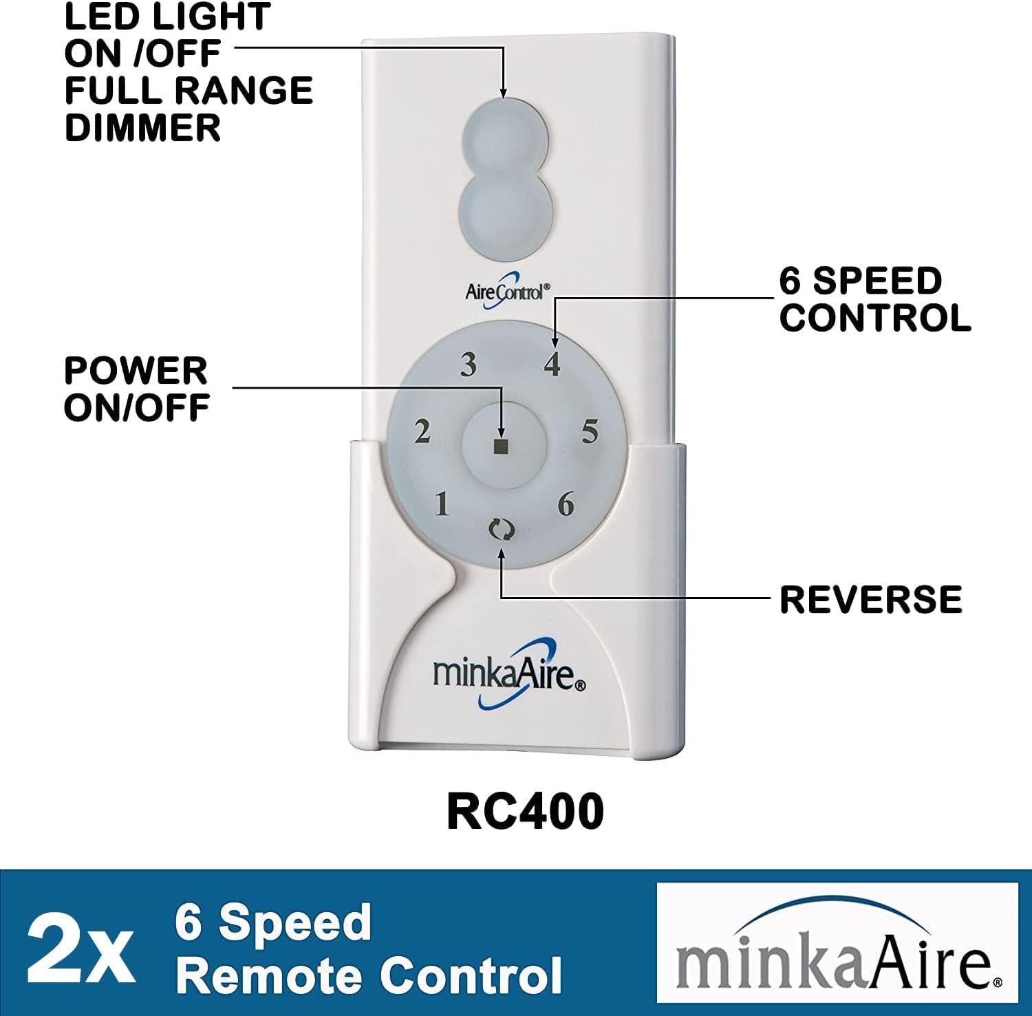 65" 8 - Blade Standard Ceiling Fan with Remote Control