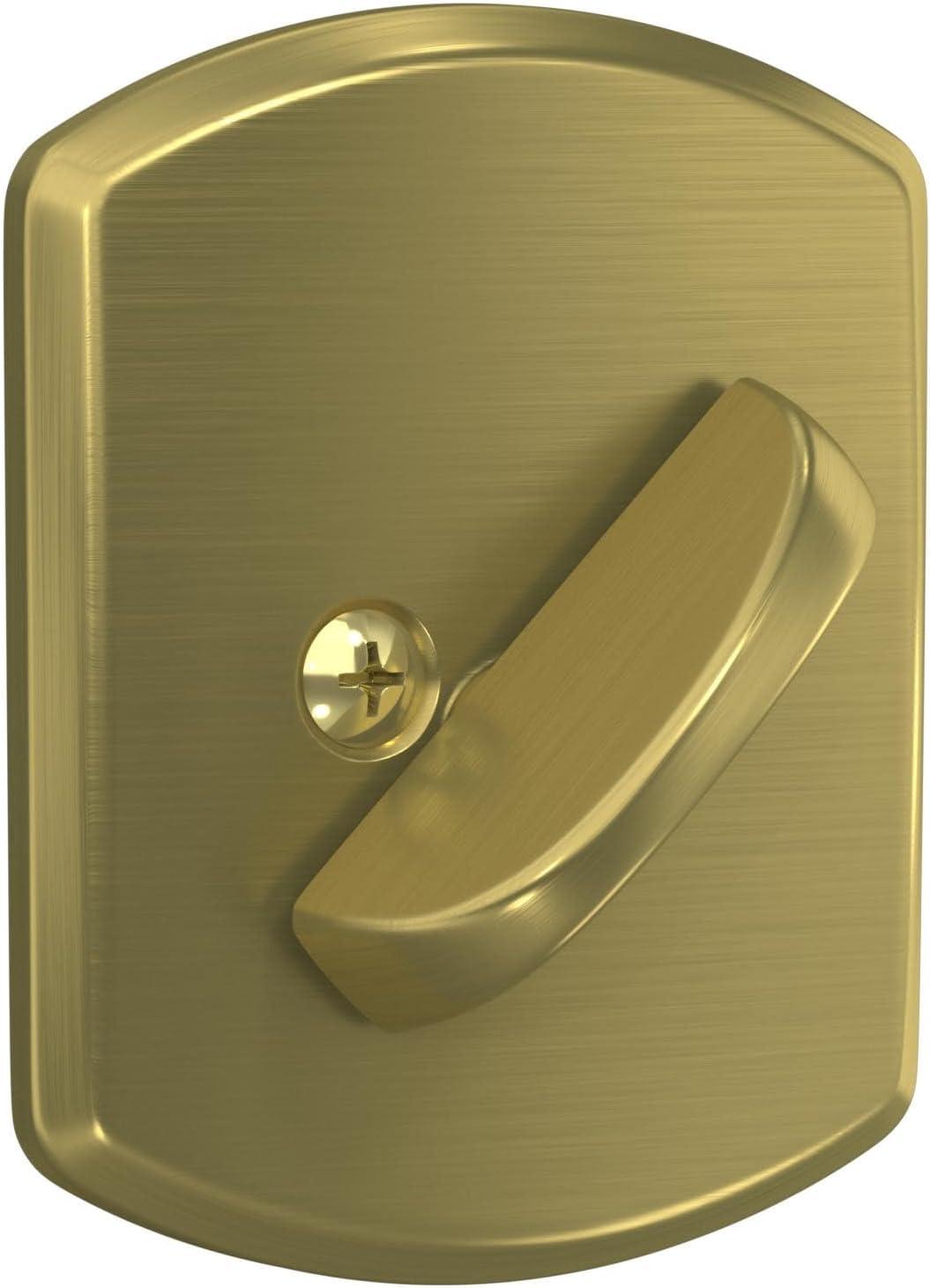 Schlage B60n-Grw Single Cylinder Keyed Entry Deadbolt - Black