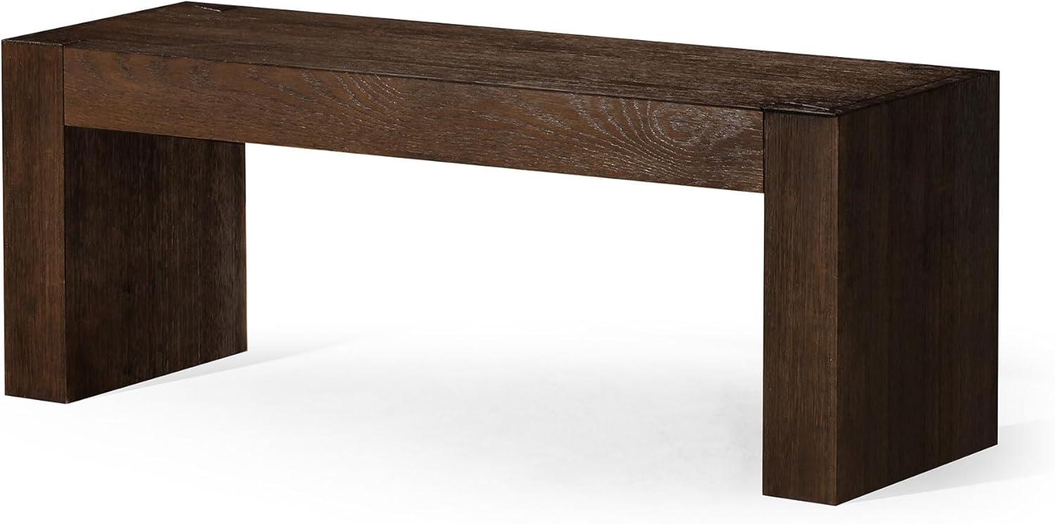 Maven Lane Zeno Contemporary Wooden Bench