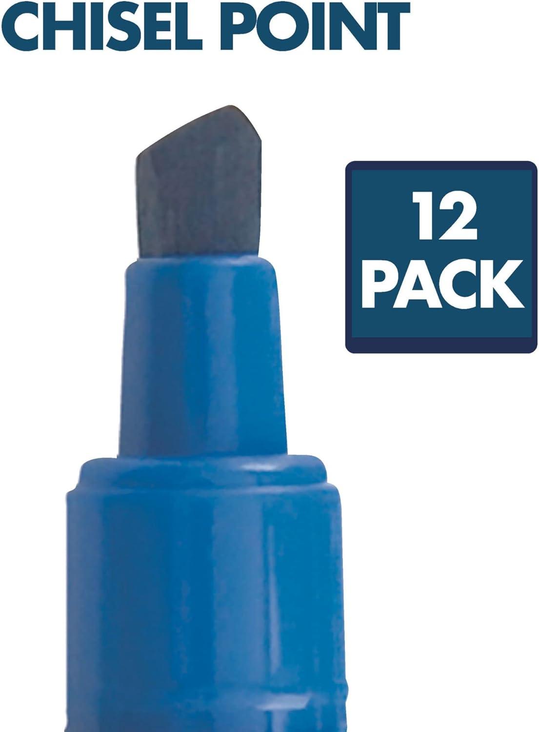 Quartet Dry Erase Markers, Whiteboard Markers, Chisel Tip, EnduraGlide, White Board Dry Erase Pens for Teachers, Home, School & Office Supplies, Assorted Colors, 12 Pack (5001-18MA)