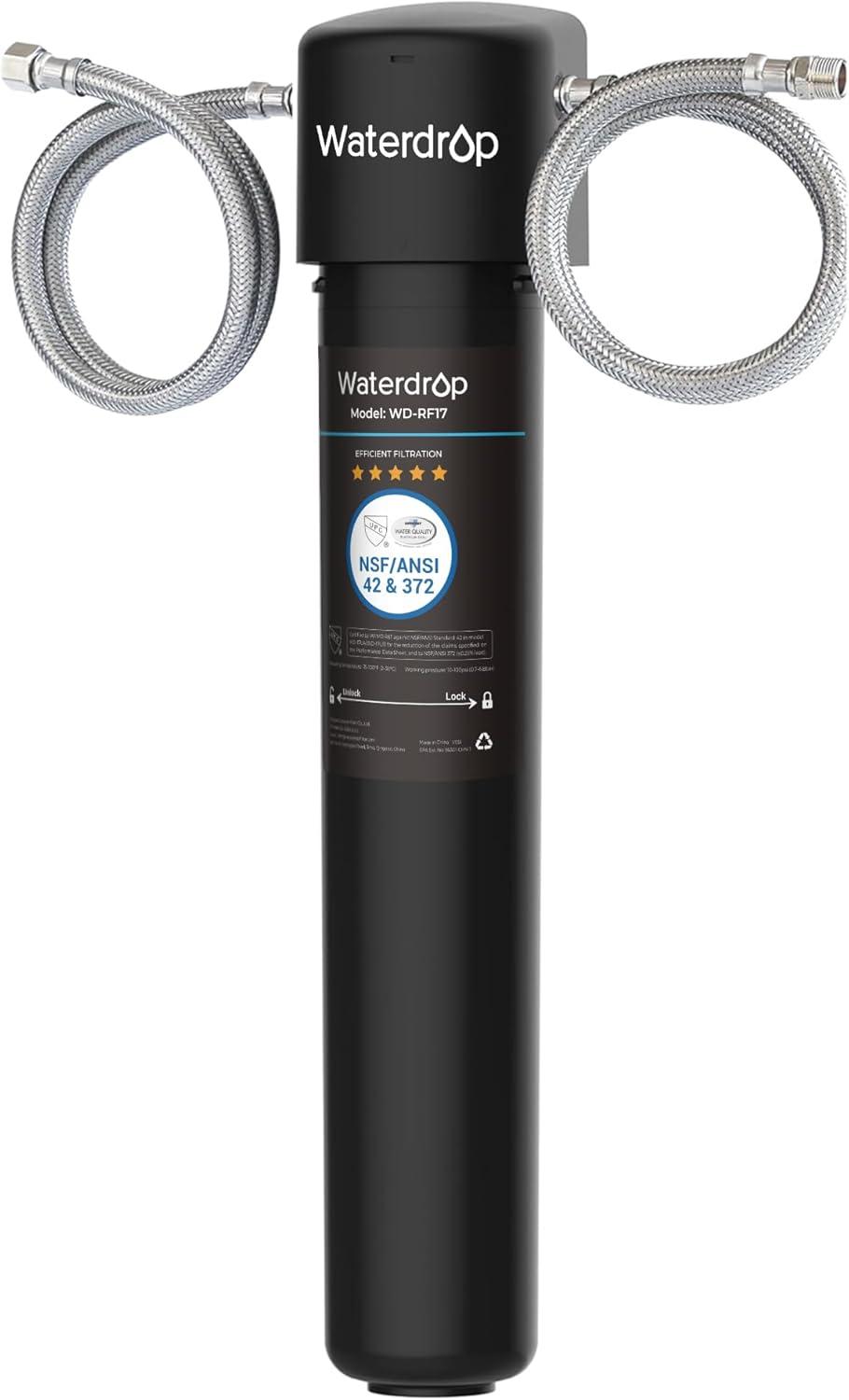 Waterdrop Black Under Sink Water Filtration System