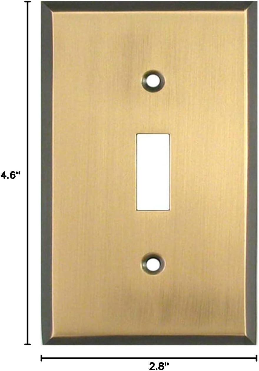 Symple Stuff Tindal No Subject 1 - Gang Toggle Light Switch Jumbo Wall Plate