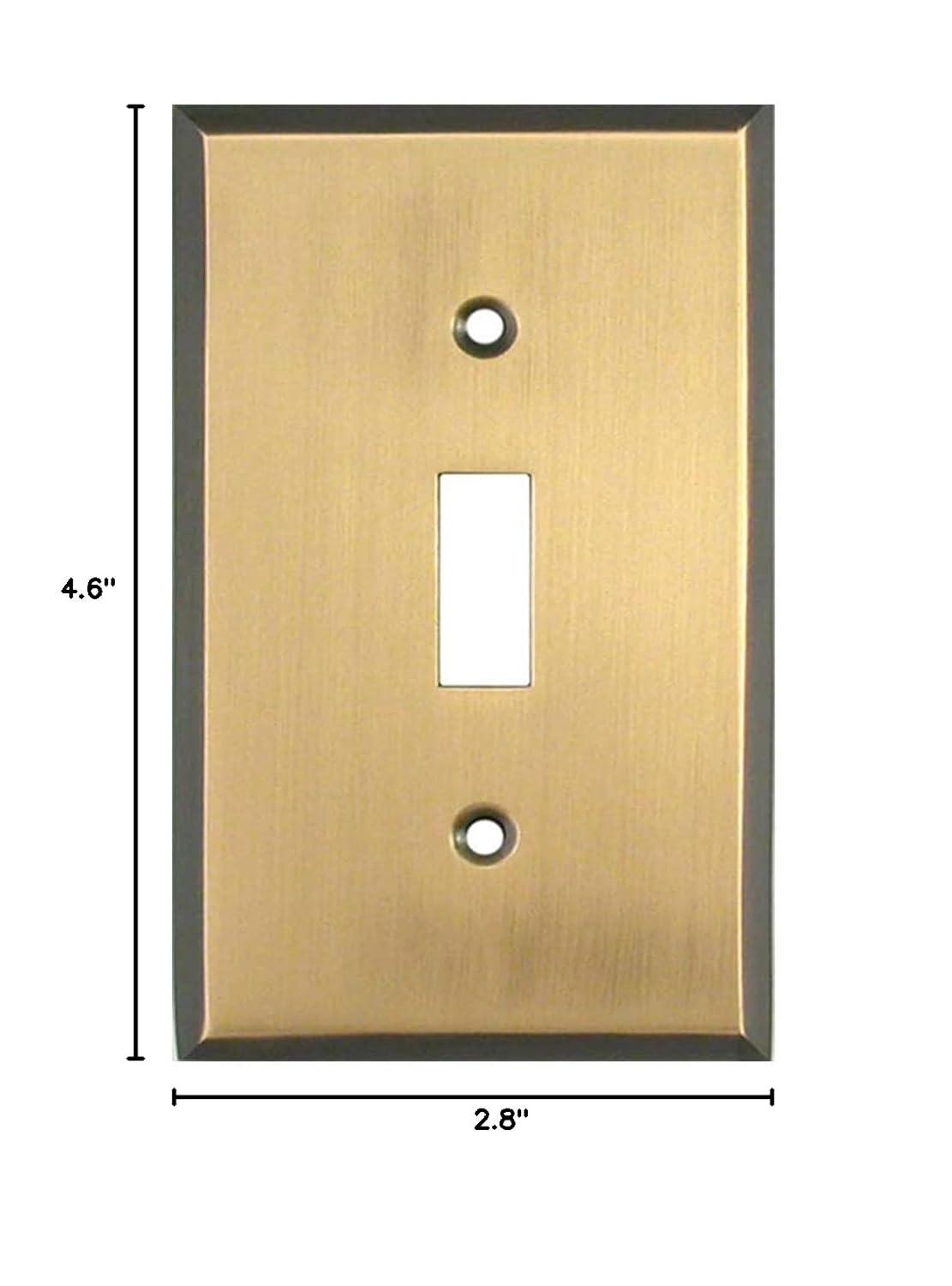 Symple Stuff Tindal No Subject 1 - Gang Toggle Light Switch Jumbo Wall Plate