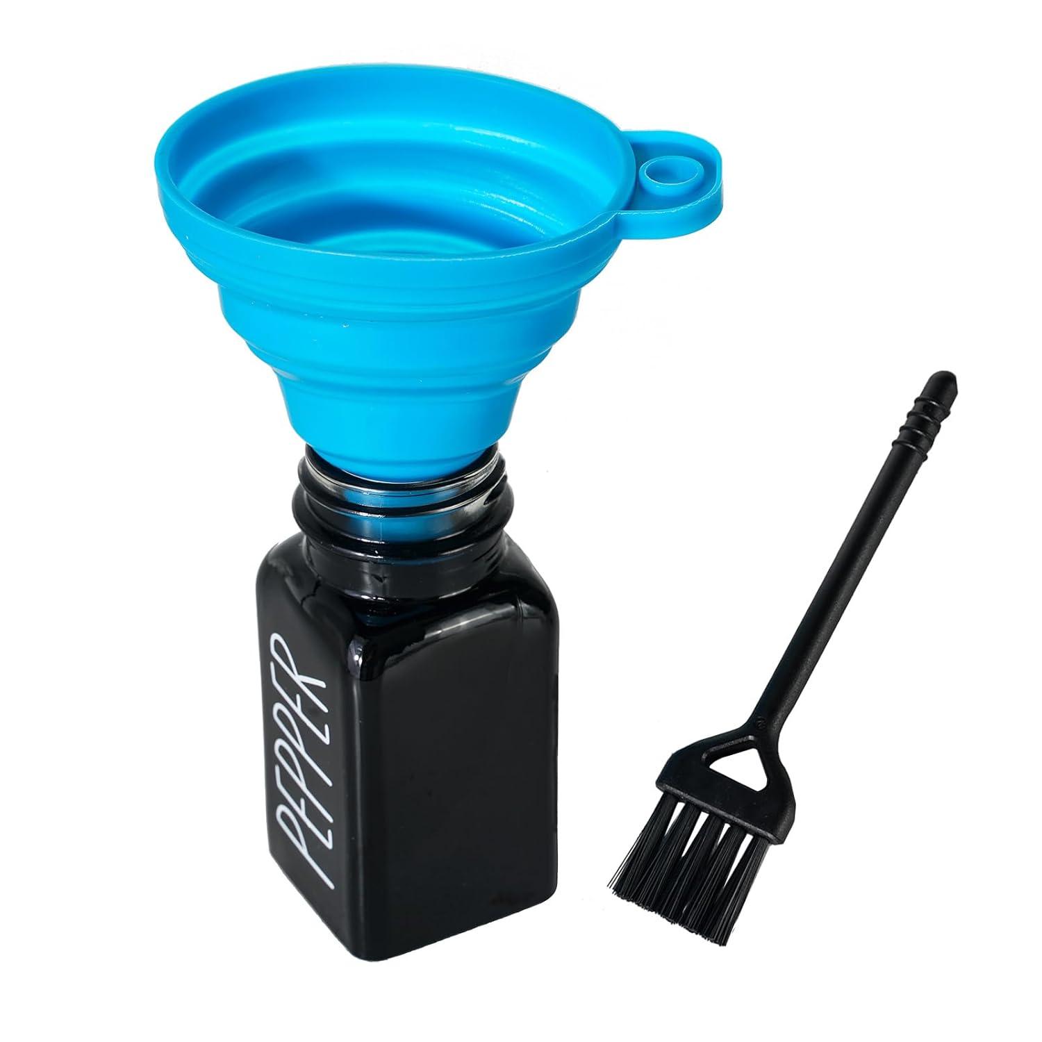 Juvale Stainless Steel Salt and Pepper Shakers Set with Glass Bottom, Perforated "S" and "P" Caps - Modern Kitchen Decor (4oz)