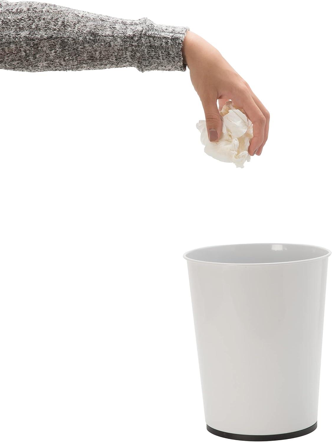 Bath Bliss Bath Bliss Metal Open Waste Basket - 1.32 Gallons