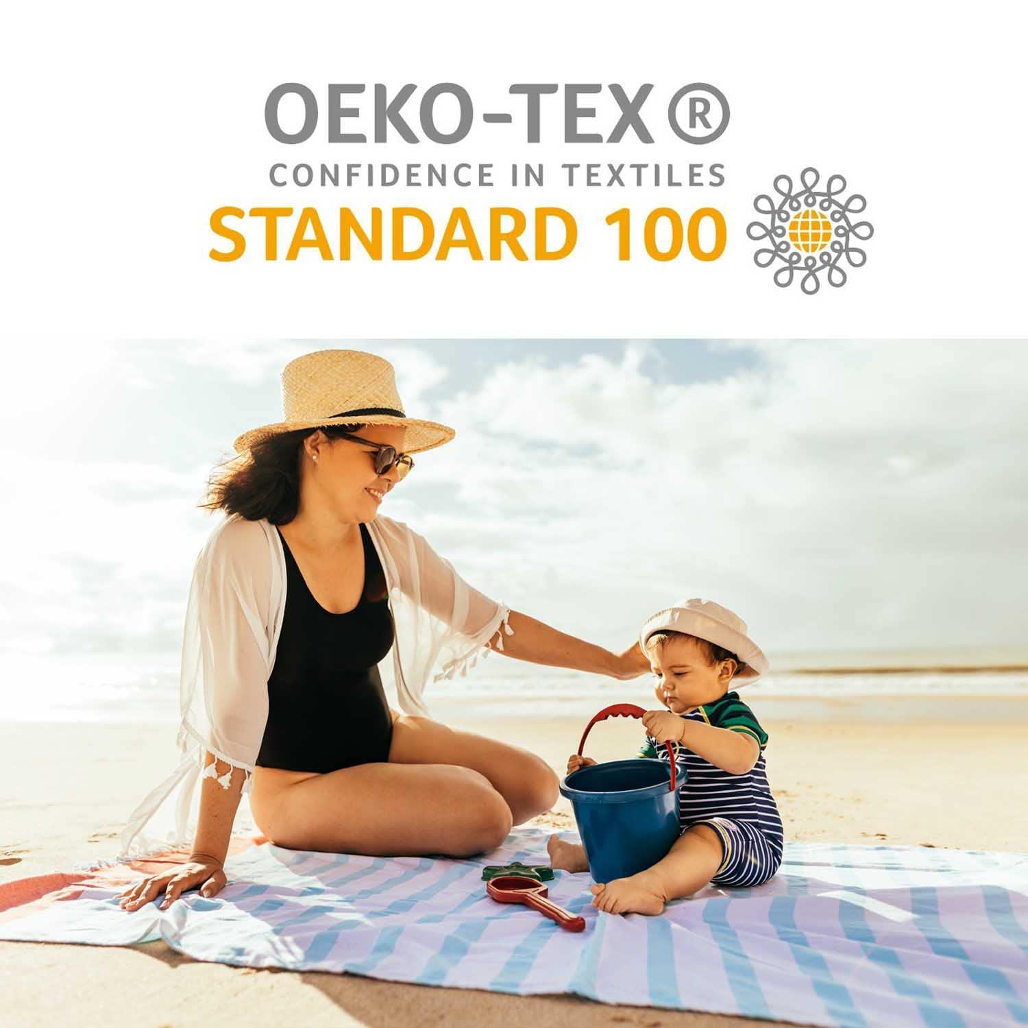 Impressions Ula Stripe Fouta Beach Towel with Tassels