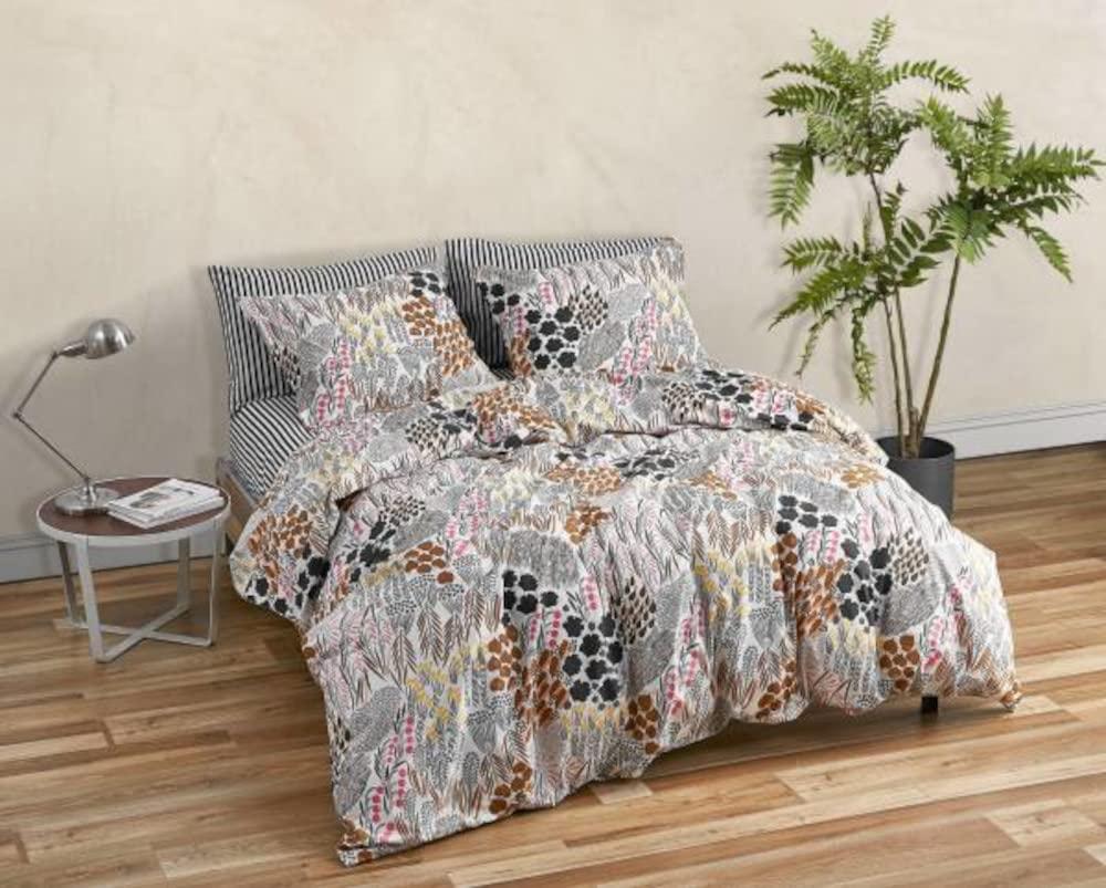 Marimekko Marimekko Pieni Letto Brown Cotton Comforter Set