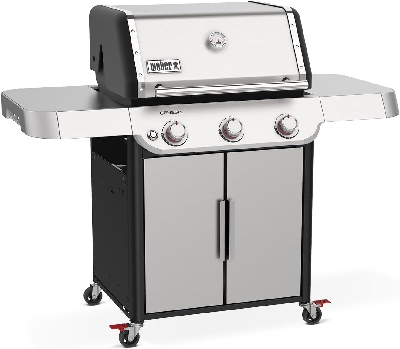 Weber Genesis S-315 3 Burner Liquid Propane Grill Stainless Steel