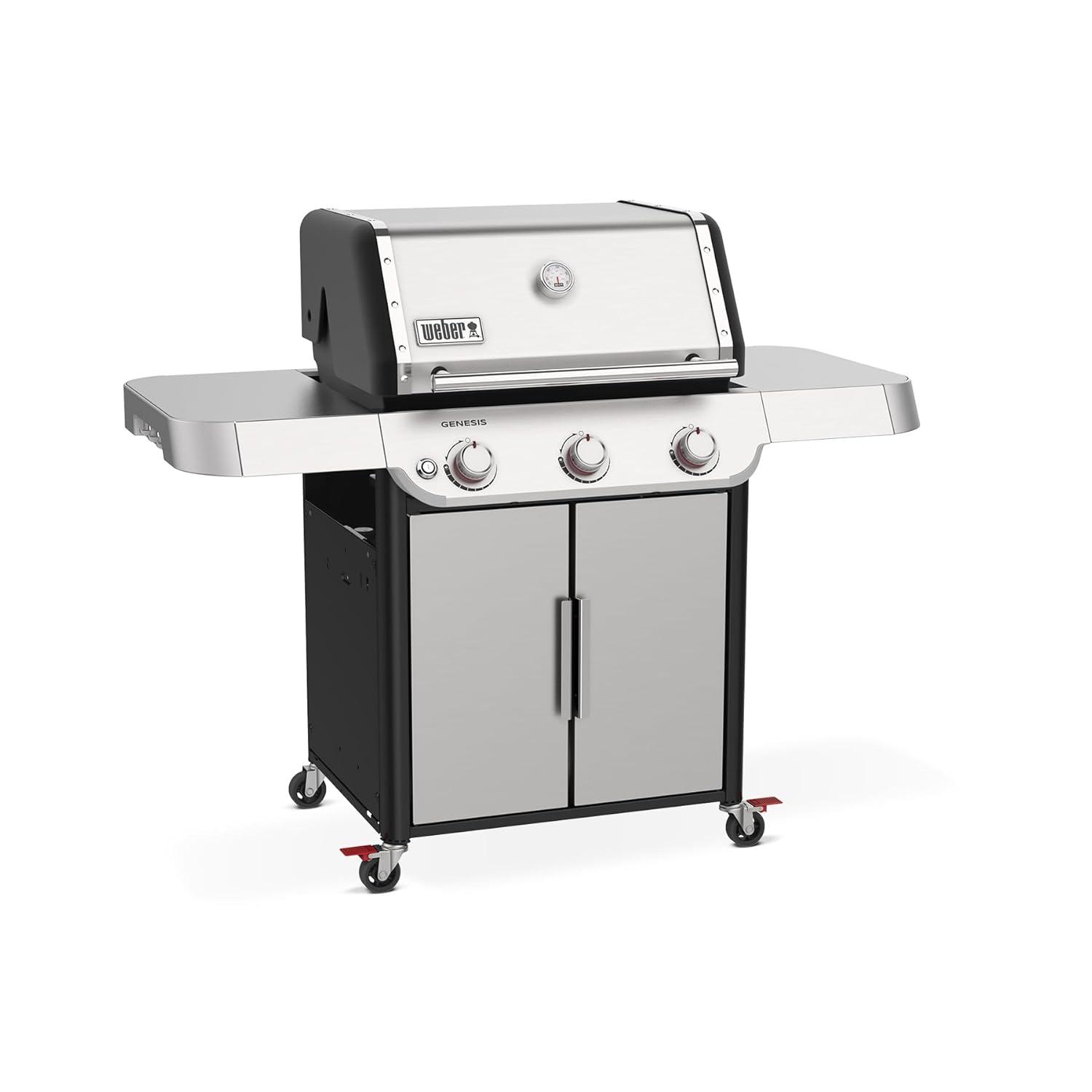 Weber Genesis S-315 3 Burner Liquid Propane Grill Stainless Steel