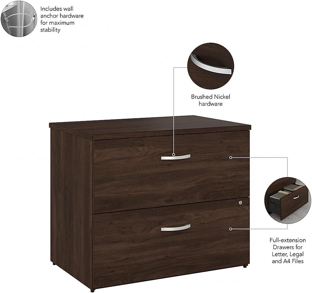 Studio C 36'' Wide 2 -Drawer File Cabinet