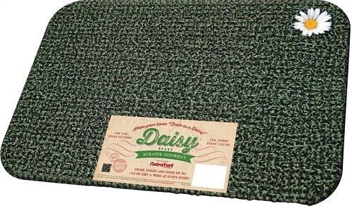 GrassWorx Clean Machine 18 in. W X 24 in. L Green Daisy AstroTurf Door Mat