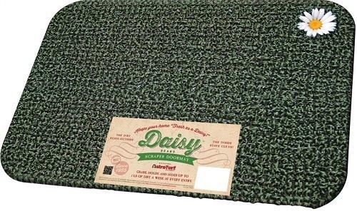 Green Daisy 24"x18" AstroTurf Outdoor Door Mat with Nonslip Back