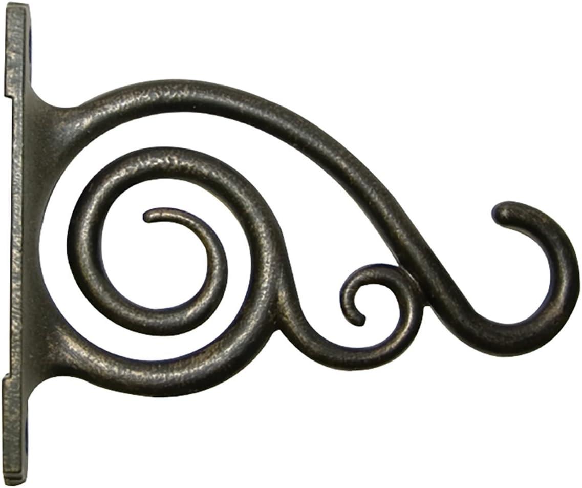 Bronze Scroll 6" Hanging Plant Bracket