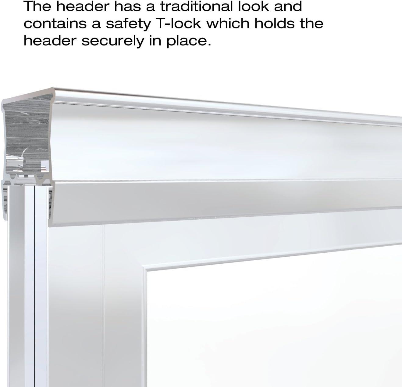 Deluxe 44" W x 68" H Frameless Shower Door