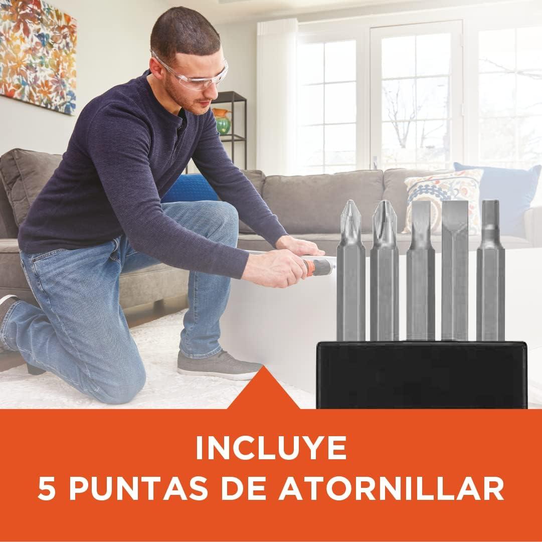 BLACK+DECKER 6V Alkaline Screwdriver, Bcf601Aa