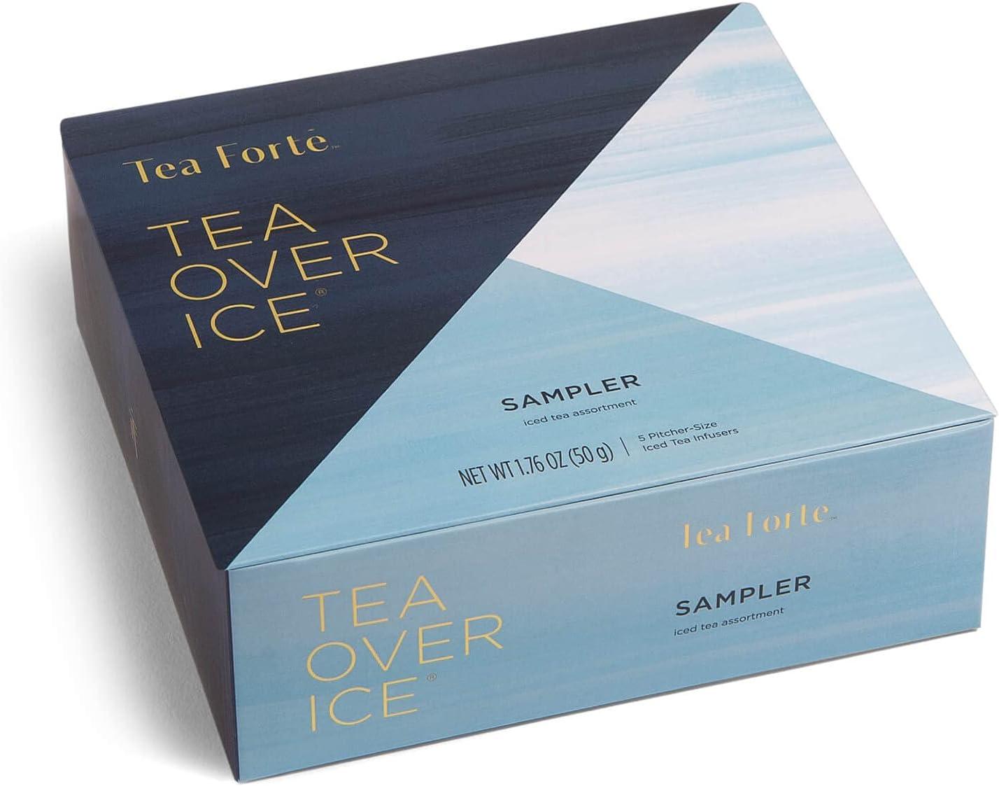 Tea Forte Iced Tea Sampler with Ceylon Black and Herbal Blends