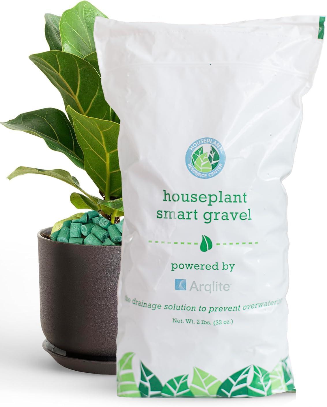 Houseplant Smart Gravel – Eco-Friendly Drainage Rocks for Potted Plants | Enhances Soil Aeration & Prevents Root Rot | Overwatering Solution | Sustainably Made from Recycled Ocean Plastics (32 oz)