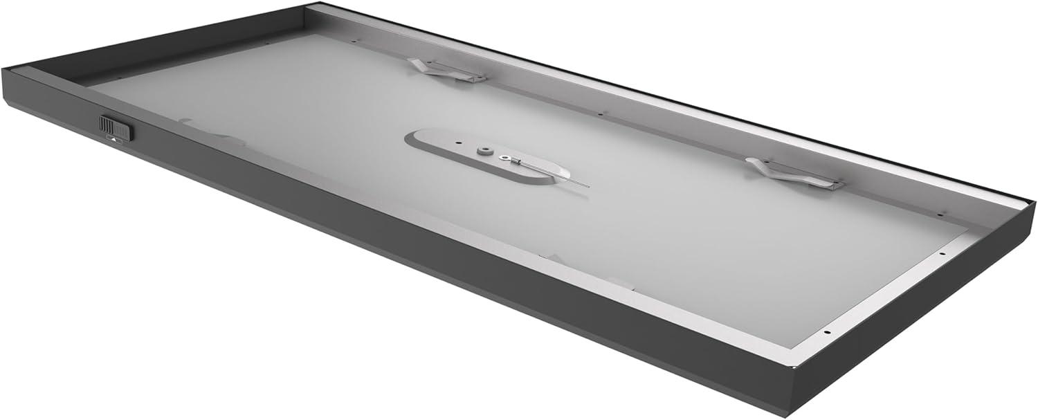 Black and White Aluminum LED Linear Downlight, 24 Inches