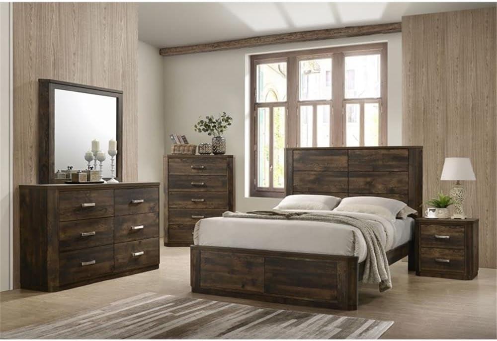 34&#34; Elettra Chest Rustic Walnut - Acme Furniture