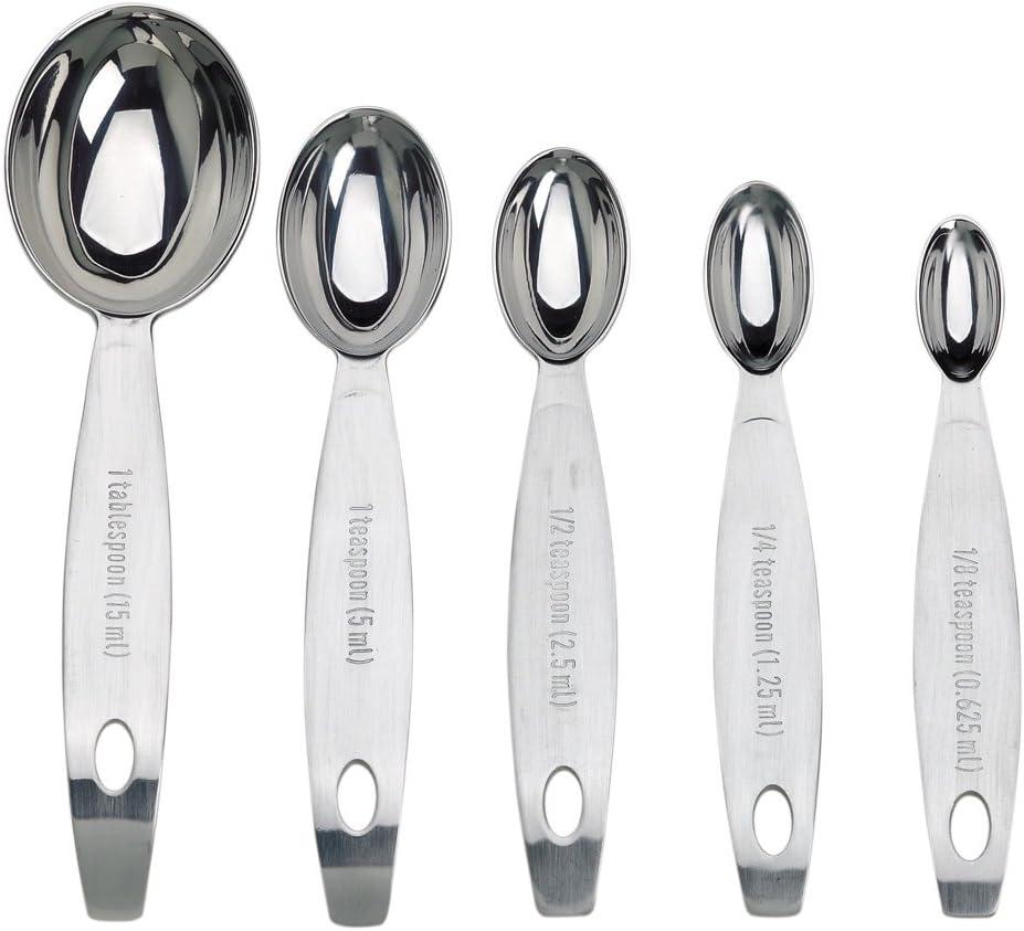 Cuisipro 5 -Piece Stainless Steel Measuring Spoon Set