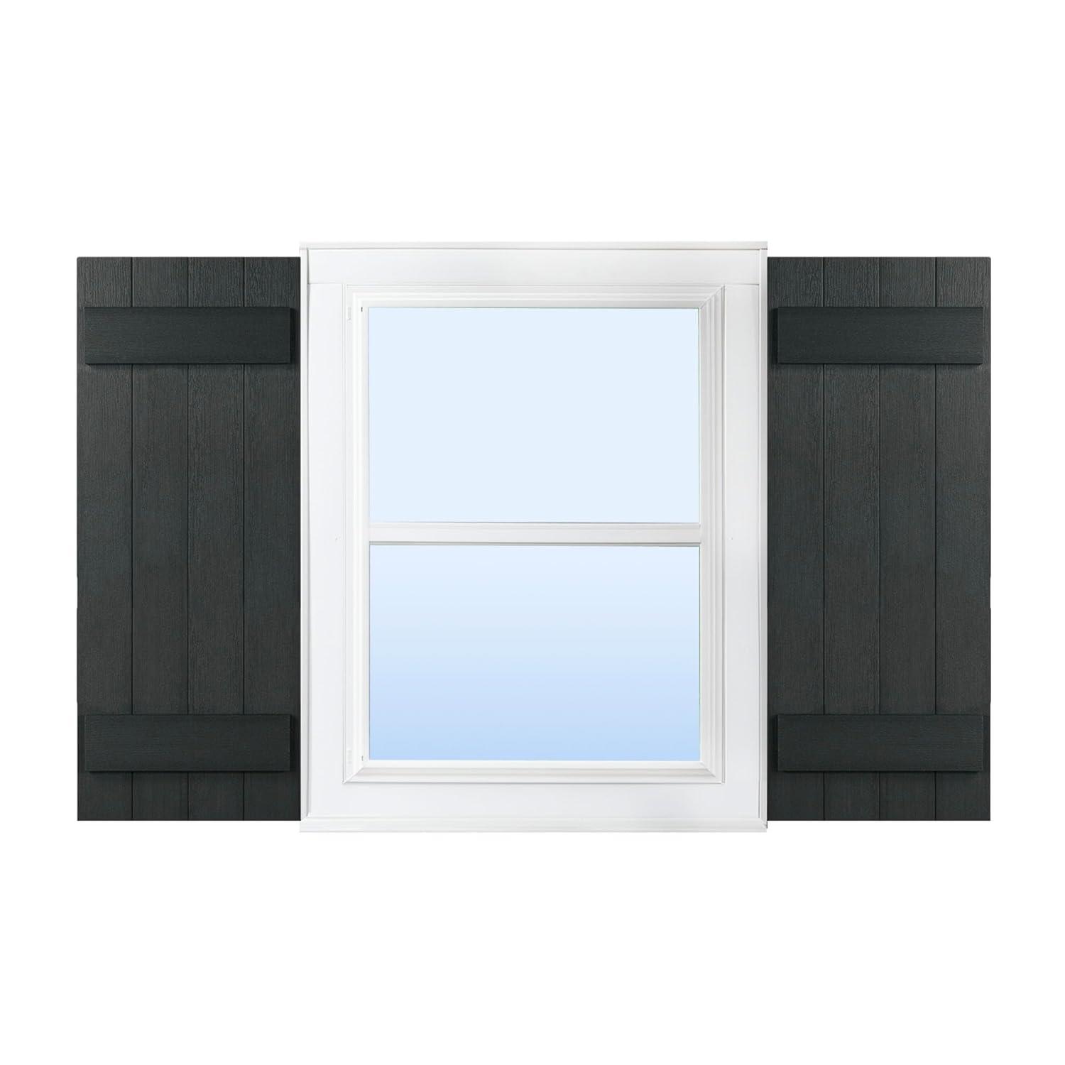 Highwood USA 13.25'' Board & Batten Shutters (Set of 2)