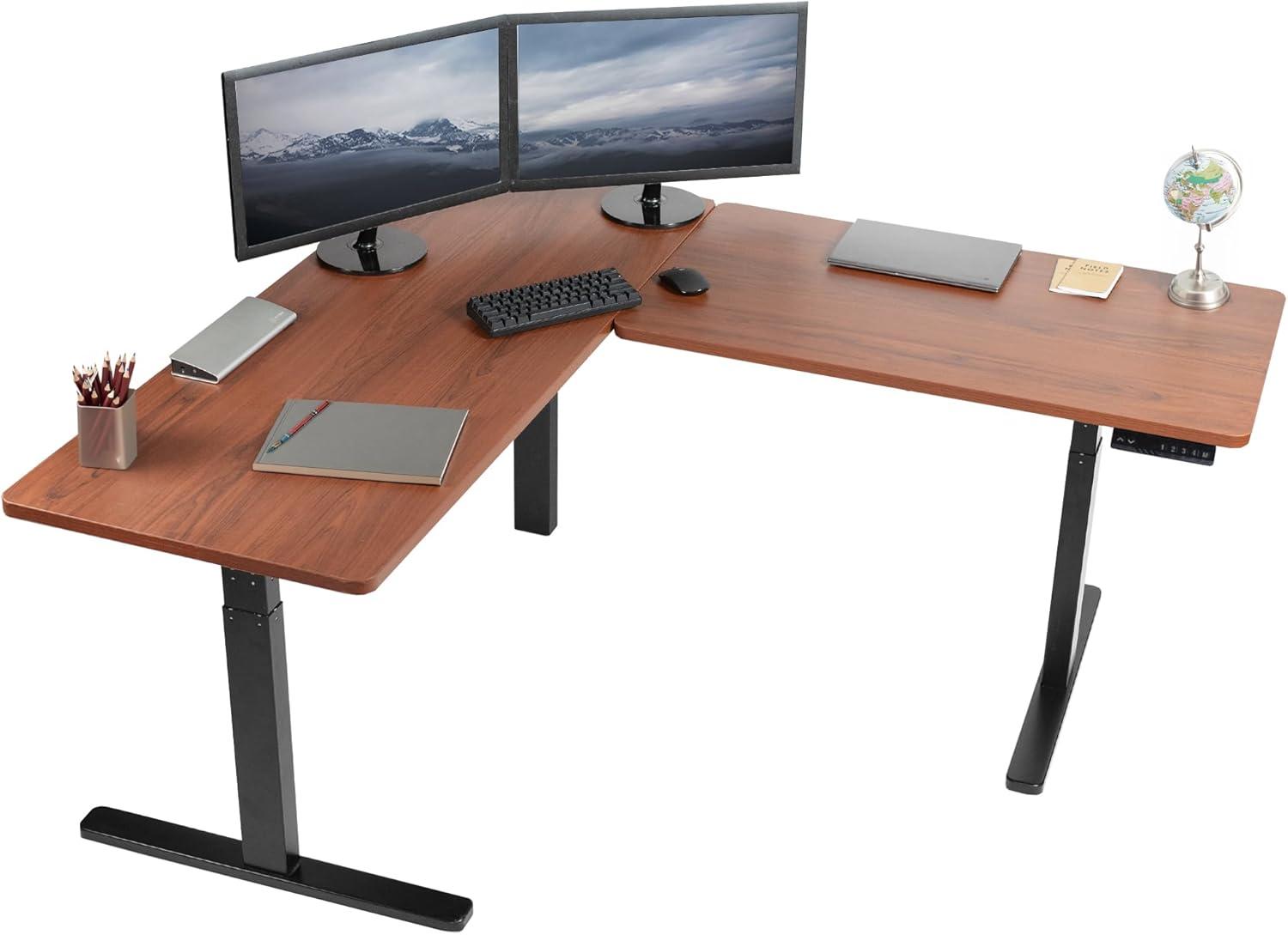 67in x 60in L-Shaped Electric Desk, 3E6B Series