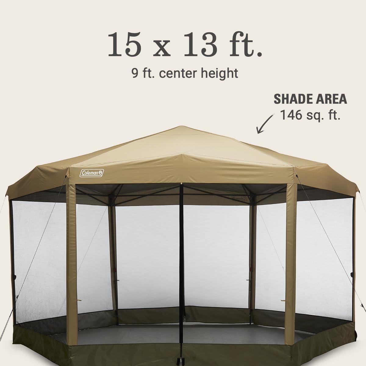 Coleman 13'x15' Back Home Screened Shelter Canopy Tent