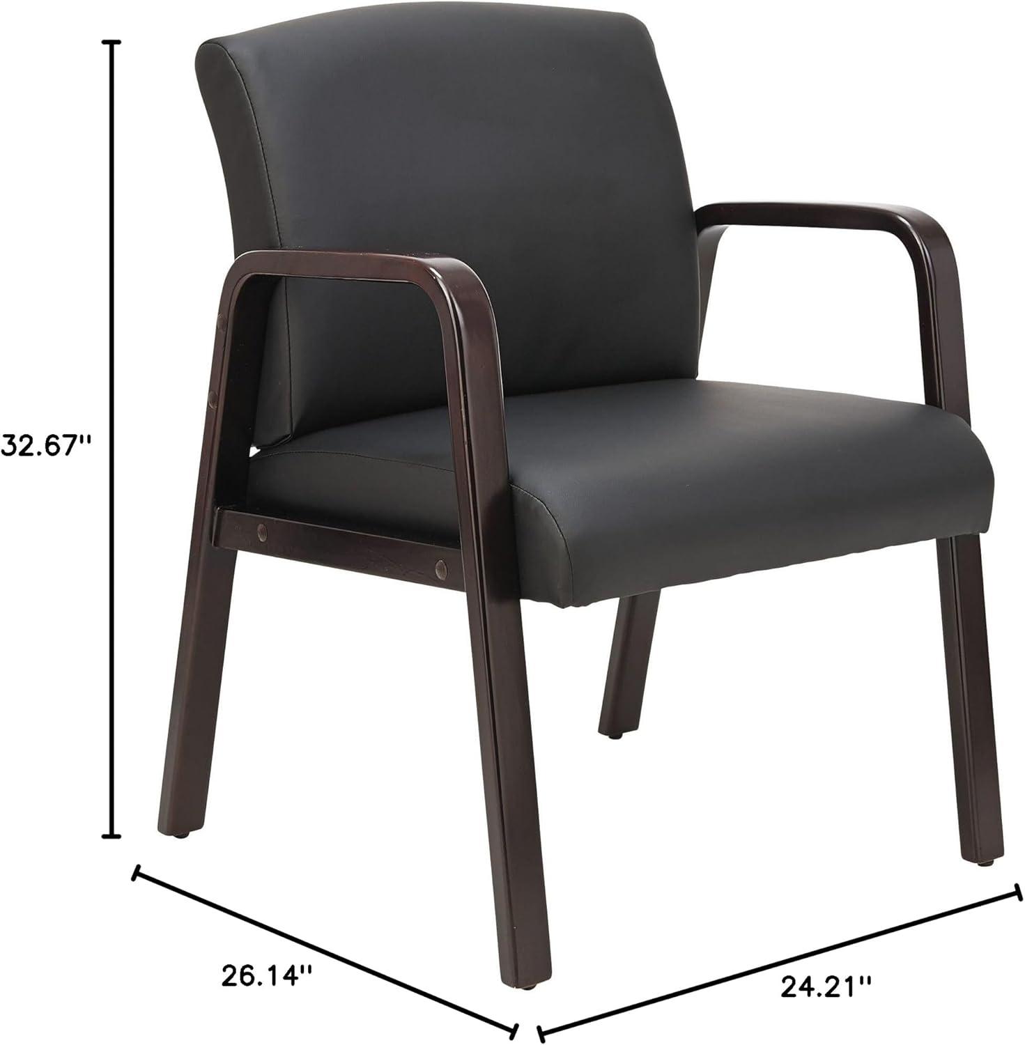 Valencia Leather Seat Waiting Room Chair