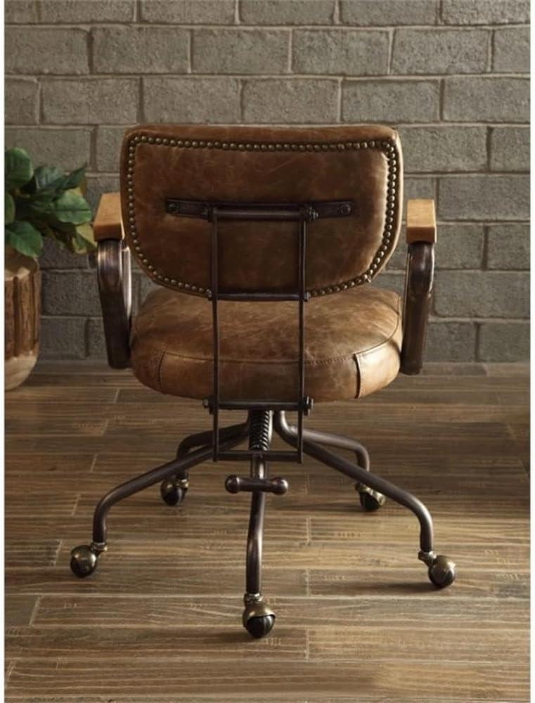 Hallie Genuine Leather Office Chair