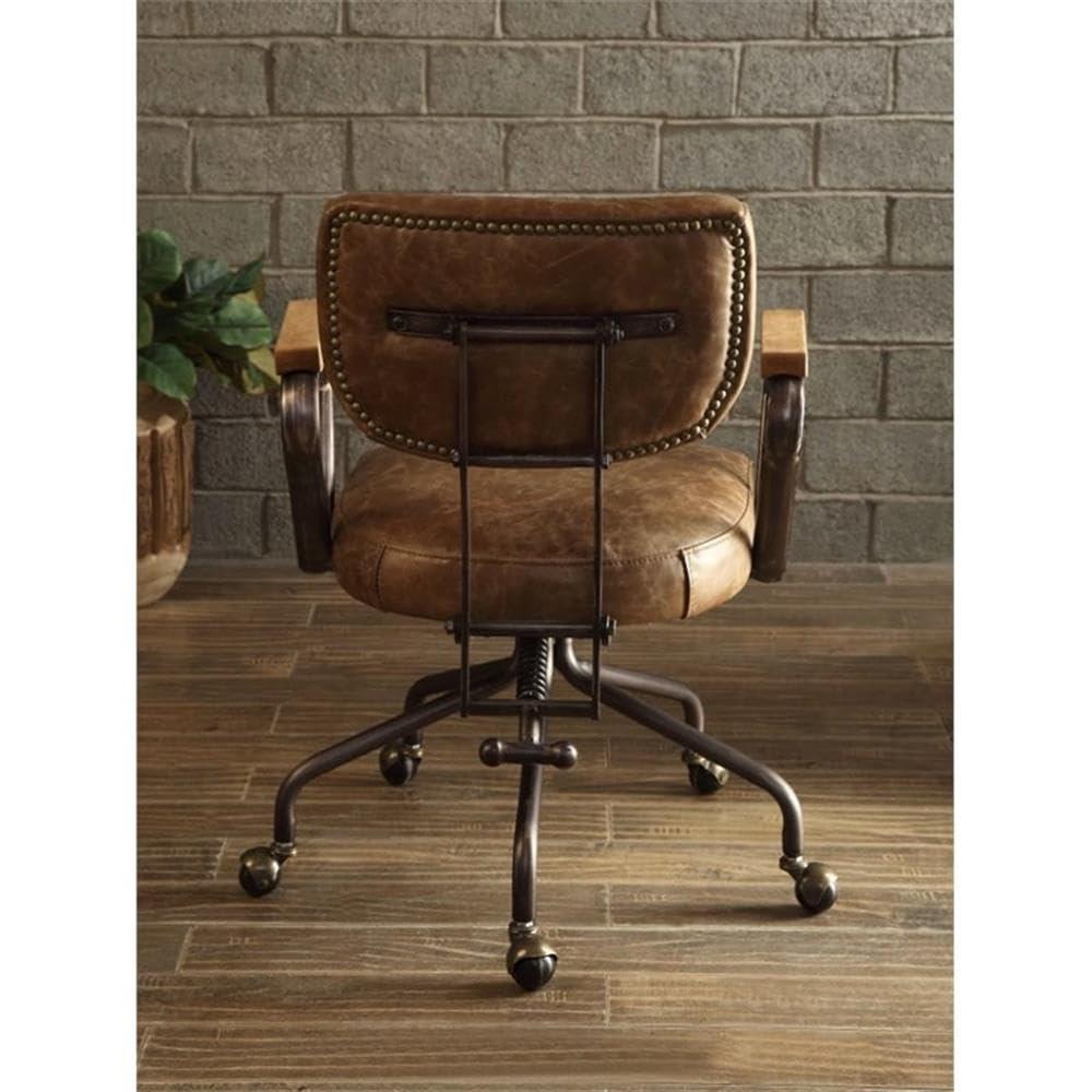 Hallie Genuine Leather Office Chair