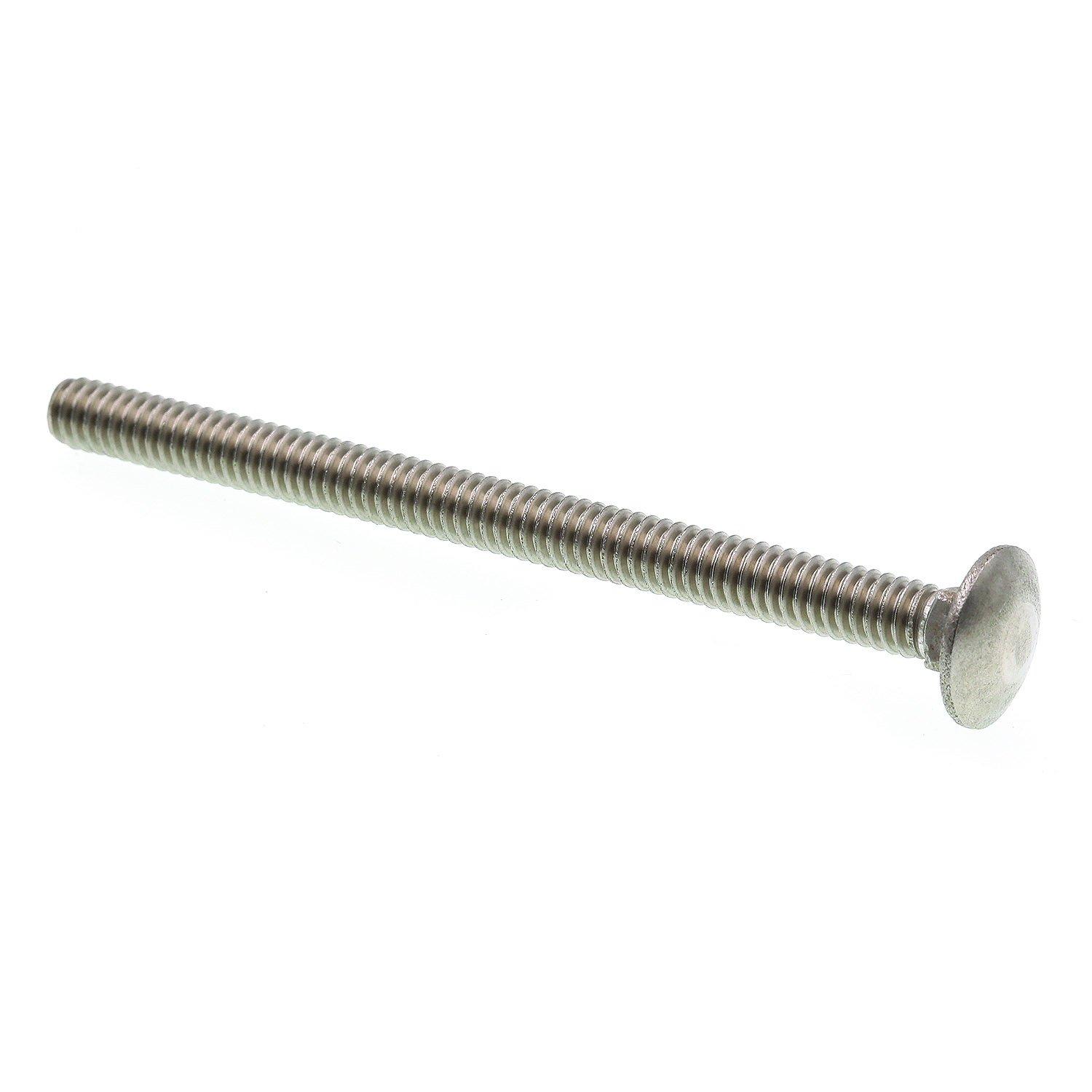 Prime-Line 9062488 Carriage Bolts, 1/4 in.-20 X 3-1/2 in., Grade 18-8 Stainless Steel, 15-Pack