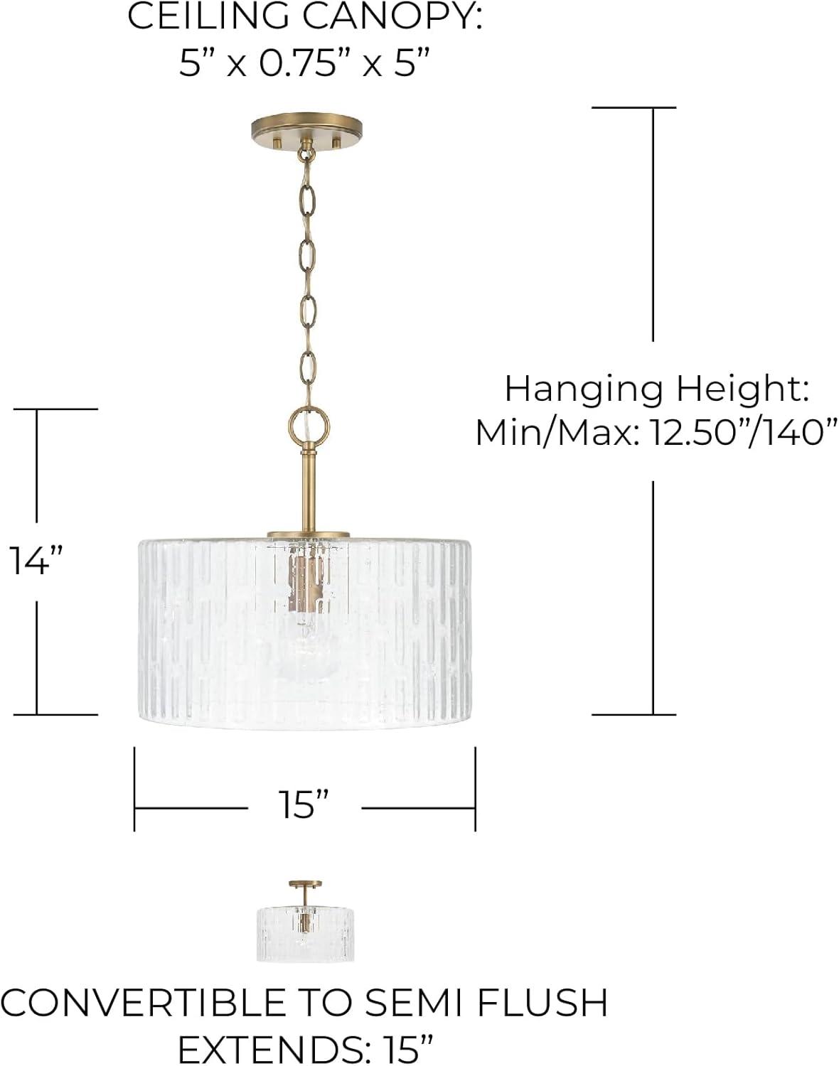 Morrone Semi Flush Mount