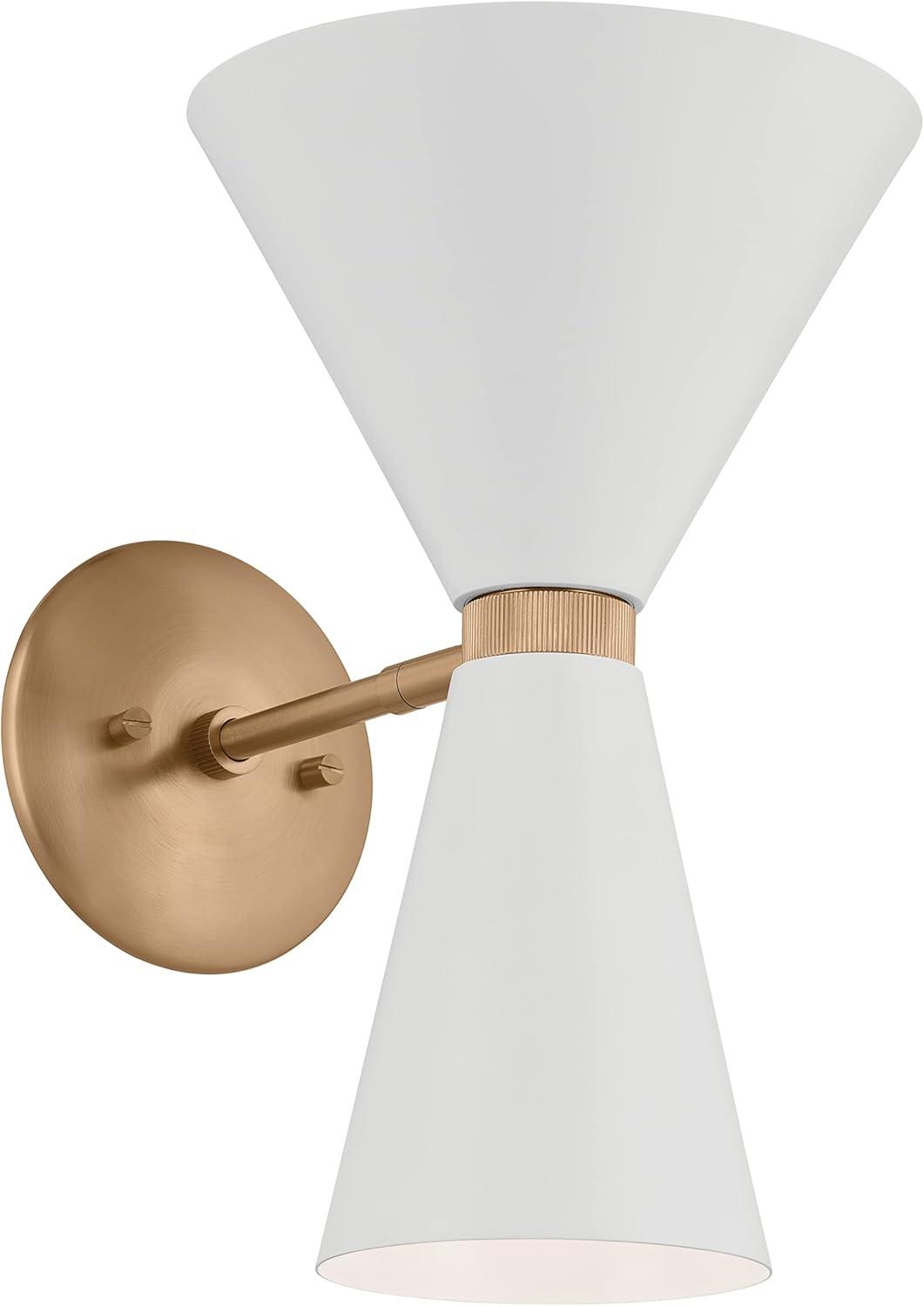 Kichler Lighting Phix 2 - Light Sconce in  Champagne Bronze/White